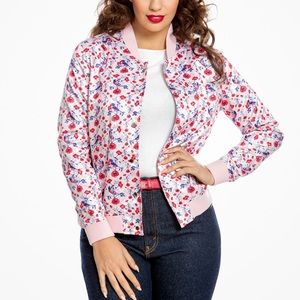 Lindy bop pink bomber jacket